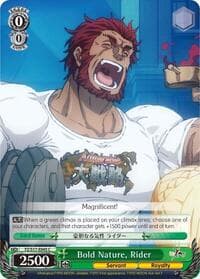Bold Nature, Rider