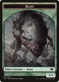 Beast // Snake (017) Double-Sided Token