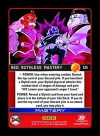 Red Ruthless Mastery (Rainbow Parallel Foil)
