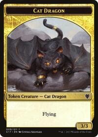 Cat Dragon // Dragon (007) Double-Sided Token