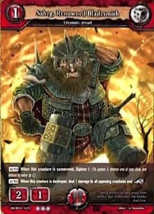 Sahrg, Renowned Bladesmith