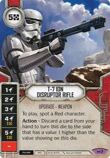 T-7 Ion Disruptor Rifle (Card Only)