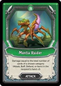 Mantix Raider (Claimed)