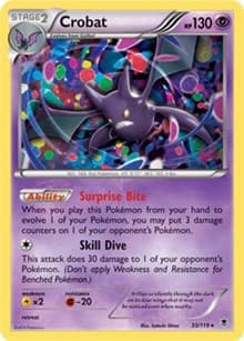 Crobat - 33/119 (Cosmos Holo)
