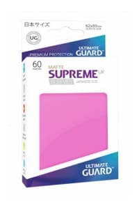 Double Matte Sleeve - Supreme UX Sleeves Japanese Pink (60-Pack)
