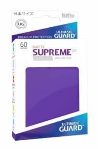 Double Matte Sleeve - Supreme UX Sleeves Japanese Purple (60-Pack)