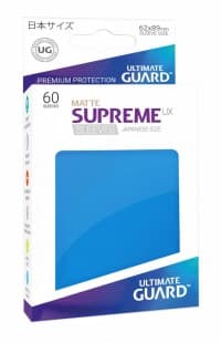 Double Matte Sleeve - Supreme UX Sleeves Japanese Royal Blue (60-Pack)