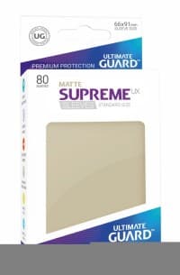 Double Matte Sleeve - Supreme UX Sleeves Sand (80-Pack)