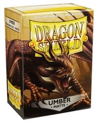 Dragon Shield Matte Sleeves - Umber Teranha (100-Pack)