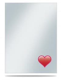 Emoji: Heart Standard Sleeve Covers (50-Pack)