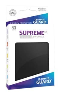 Gloss Sleeve - Supreme UX Sleeves Black (80-Pack)