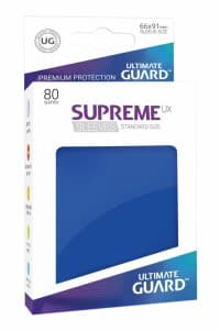 Gloss Sleeve - Supreme UX Sleeves Blue (80-Pack)