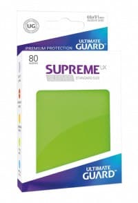 Gloss Sleeve - Supreme UX Sleeves Light Green (80-Pack)