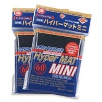 KMC Card Barrier - Hyper Matte Mini - Black (60-Pack)