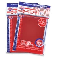 KMC Card Barrier - Mini Series - Metallic Red (50-Pack)