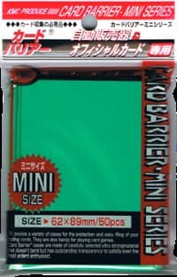 KMC Card Barrier - Mini Series - Super Green (50-Pack)