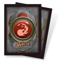 Mana v3 Red Standard Deck Protectors for Magic (80-Pack)