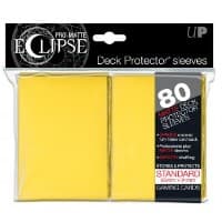 PRO-Matte Eclipse Standard Deck Protector Sleeves - Yellow (80-Pack)