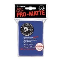 Pro-Matte Standard Deck Protectors - Blue (50-Pack)