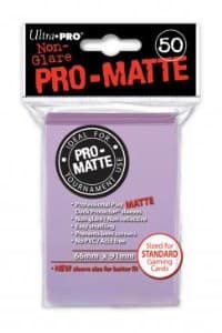 Pro-Matte Standard Deck Protectors - Lilac (50-Pack)