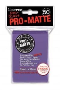 Pro-Matte Standard Deck Protectors - Purple (50-Pack)