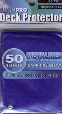 Standard Deck Protector - Metalized Blue (50-Pack)