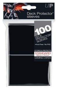 Standard Deck Protectors - Black (100-Pack)