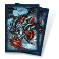 Trinity Dragon Multi Small Deck Protectors by Monte Moore (60-Pack)