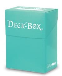 Solid Color Deck Box - Aqua