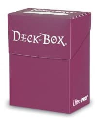 Solid Color Deck Box - Blackberry