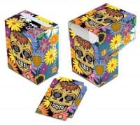 Dia De Los Muertos Yellow Skull Deck Box
