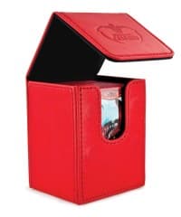 Flip Deck Case - Red (Holds 100+)