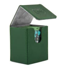 Flip Deck Case - XenoSkin Green (Holds 100+)