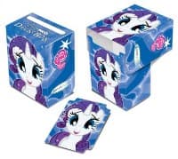 My Little Pony Rarity Blue Full-View Deck Box