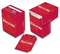 Red Card Back Deck Box for Force of Will