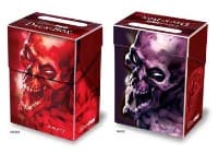 Skull Red and Purple by Brom
