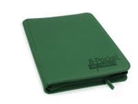 Binder - 8-Pocket ZipFolio XenoSkin - Green