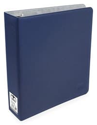 Card Album - Supreme Collector's Album 3-Ring XenoSkin - Dark Blue