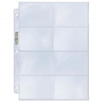 Ultra Pro Platinum Hologram 8-Pocket Pages - 3-Holes, 3.5" x 2-3/4" (100-Pack)