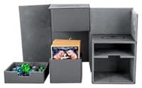 Twin Flip 'n' Tray Deck Case - Grey (Classic) (Holds 160+)