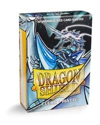 Dragon Shield Matte Japanese Sleeves - Clear (60-Pack)
