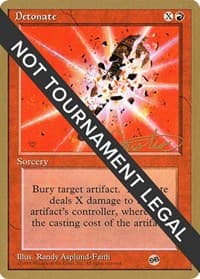 Detonate - 1996 Mark Justice (4ED) (SB)
