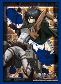 Bushiroad Sleeve Collection HG Vol.1351: Attack on Titan - Mikasa Ackerman (60-Pack)