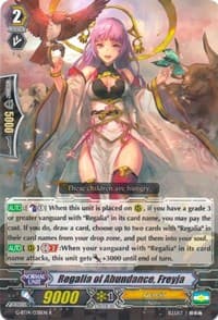 Regalia of Abundance, Freyja