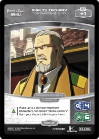 Dhalis Zachary - Commander-in-Chief