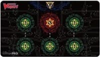 Base Red on Black Playmat for Cardfight!! Vanguard