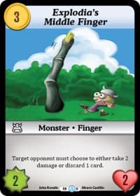 Explodia's Middle Finger