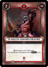 Fearless Khorgoraths (Claimed)