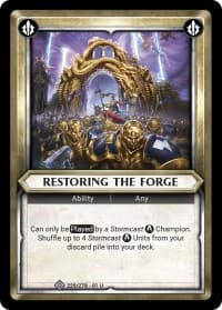 Restoring the Forge (Claimed)