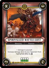 Unrivalled Battle-Lust (Claimed)